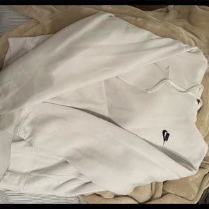 White Nike hoodie